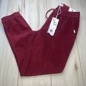 Laguna Cool Comfy Cords Jogger Comfortable Fitted Maroon Men's Size Medium NWT